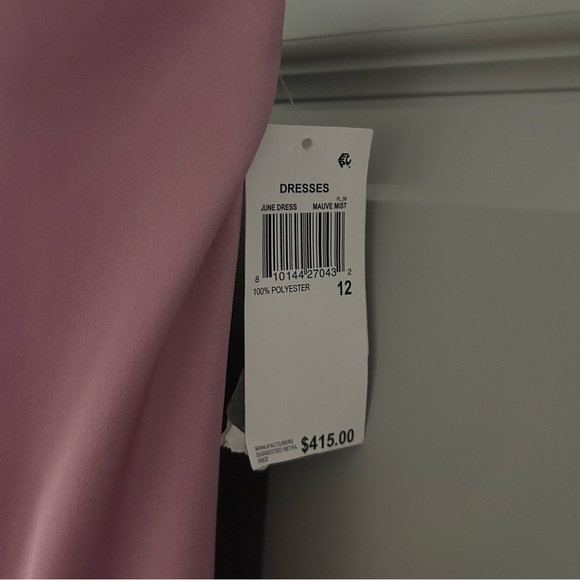 NWT V. Chapman June Maxi Dress Gown Mauve Mist - Picture 6 of 7